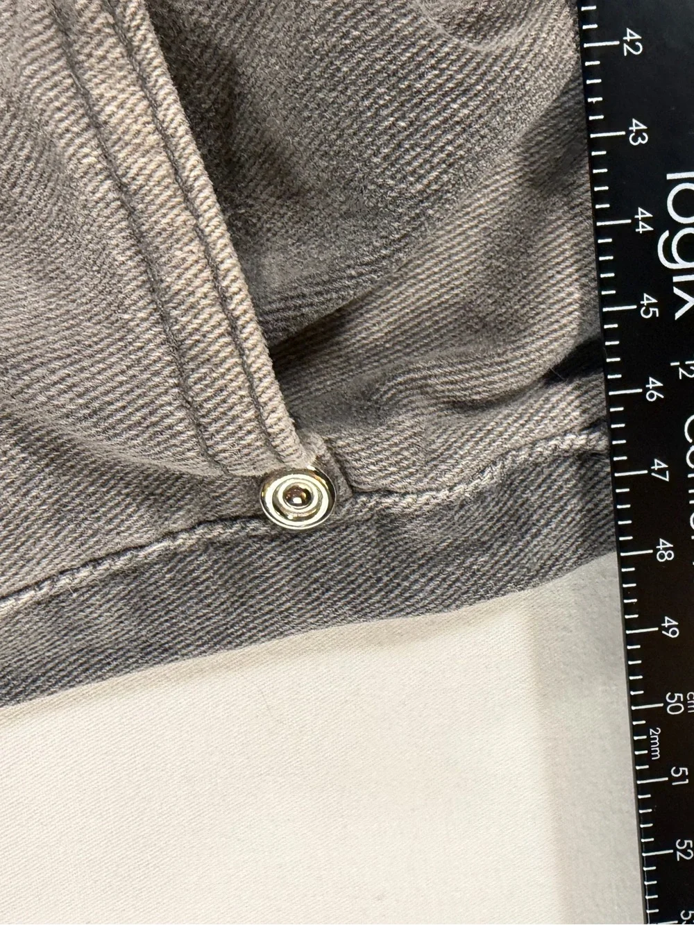 Men's Gray Cargo Pants Multiple Flap Pockets Waimea Relaxed Grey wash 38x32